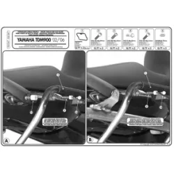   KAPPA MONOKEY SIDE OLDALKONZOL YAMAHA TDM 900 '02-'14 - CSAK K33N K'ROAD DOBOZOKHOZ