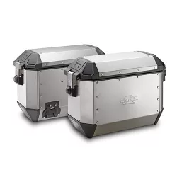   KAPPA OLDALDOBOZOK 36L MONOKEY KMS36A K'MISSION ALUMÍNIUM (PÁR = 2 DB) + KIEGÉSZÍTŐ ZÁR - KL, KLR, KLO, KLOR OLDALKONZOLOKHOZ