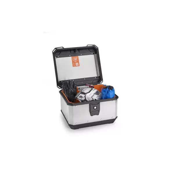 KAPPA 2026/01 TÚRADOBOZ (HÁTSÓ) 40L MONOLOCK KMX400A K'METROBOX ALUMÍNIUM EZÜST