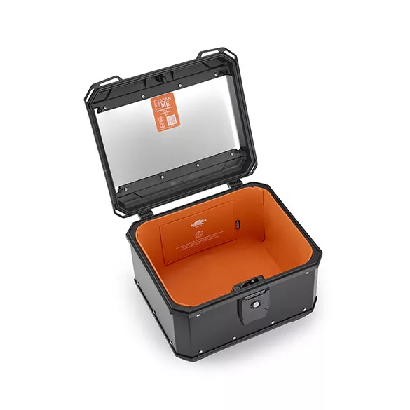 KAPPA 2026/01 TÚRADOBOZ (HÁTSÓ) 40L MONOLOCK KMX400B K'METROBOX ALUMÍNIUM FEKETE