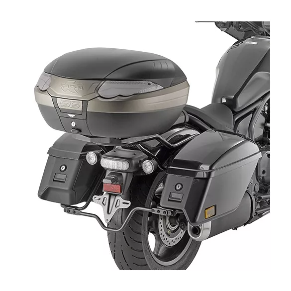 KAPPA ADAPTER OLDALKONZOLOK FELSZERELÉSÉHEZ KR1194 KÖZPONTI KONZOL HASZNÁLATA NÉLKÜL, HONDA CMX 1100 T REBEL '23-'24 GYÁRI OLDALDOBOZOKKAL SZERELT VÁLTOZATHOZ