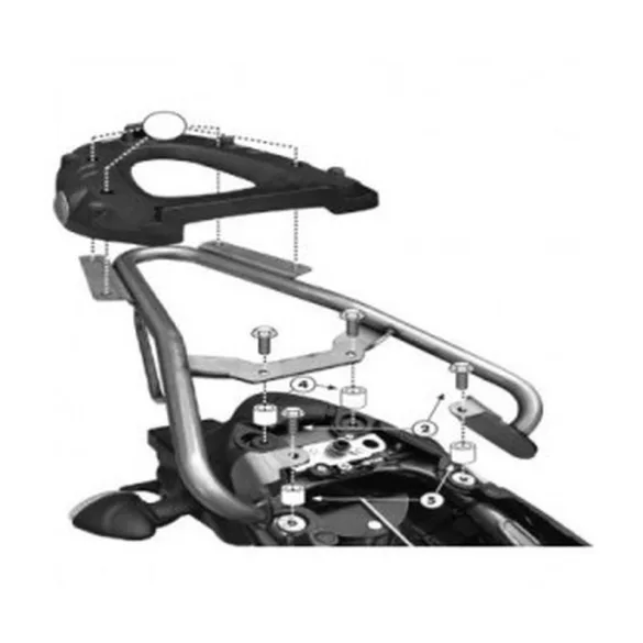 KAPPA KÖZPONTI DOBOZTARTÓ KONZOL SUZUKI GLADIUS 650 (09-16) ( MONOLOCK PLATNIVAL )