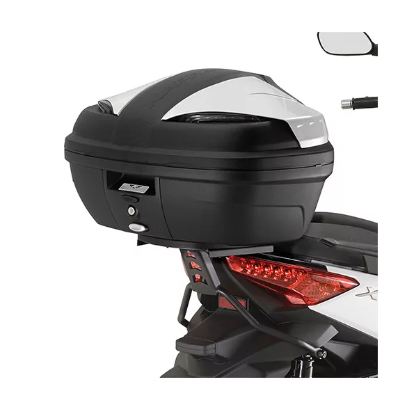 KAPPA HÁTSÓ DOBOZTARTÓ KONZOL YAMAHA X-MAX 125/250 '14-'17, MBK SKYLINER / EVOLYS 125/250 '14 (PLATNI NÉLKÜL)