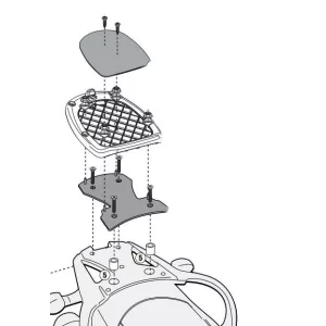 KAPPA HÁTSÓ DOBOZTARTÓ KONZOL SUZUKI DL 650 V-STROM (11-16) (MONOKEY PLATNIVAL)