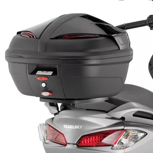 KAPPA HÁTSÓ DOBOZTARTÓ KONZOL SUZUKI BURGMAN 125/200 '06-'13, 125/200 ABS '14-'21 (PLATNI NÉLKÜL)