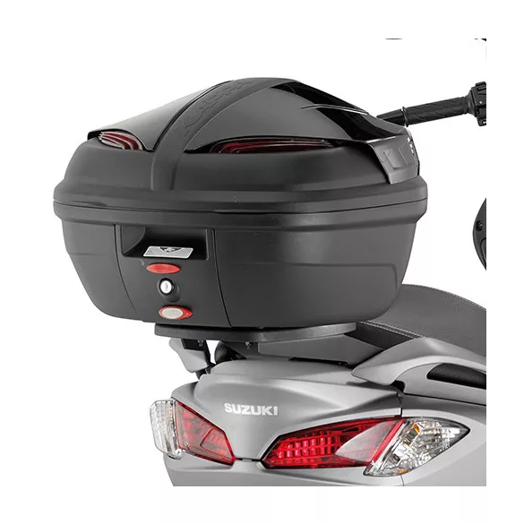 KAPPA HÁTSÓ DOBOZTARTÓ KONZOL SUZUKI BURGMAN 125/200 '06-'13, 125/200 ABS '14-'21 (PLATNI NÉLKÜL)