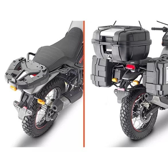 KAPPA KÖZPONTI DOBOZTARTÓ KONZOL ROYAL ENFIELD SCRAM 411 '22-'24 ( PLATNI NÉLKÜL )