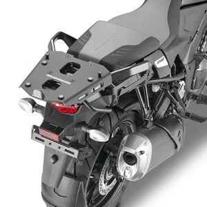 KAPPA KÖZPONTI DOBOZTARTÓ KONZOL SUZUKI DL 1050/XT/DE/SE V-STROM '20-'25 ALUMÍNIUM MONOKEY