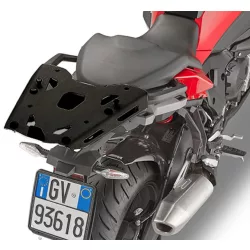   KAPPA KÖZPONTI DOBOZTARTÓ KONZOL BMW S 1000 XR '20-'25 ALUMÍNIUM MONOKEY - FEKETE