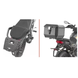   KAPPA KÖZPONTI DOBOZTARTÓ KONZOL (ELOXÁLT ALUMÍNIUM) MOTO GUZZI STELVIO '24-'25 ALUMÍNIUM MONOKEY