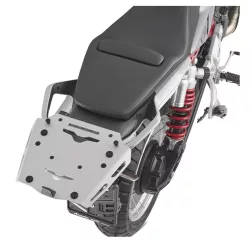   KAPPA KÖZPONTI DOBOZTARTÓ KONZOL (ELOXÁLT ALUMÍNIUM) MOTO GUZZI V 85 TT '24-'25 ALUMÍNIUM MONOKEY