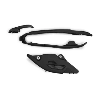   Ufo láncvezető szett, fekete - KTM SX 125 / 250 / 300 '23-'25, SXF (SX-F) 250 / 350 / 450 '23-'25, EXC 150 / 250 / 300 '24-'25, EXCF (EXC-F) 350 / 450 / 500 '24-'25