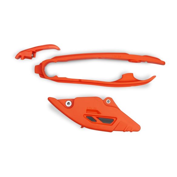 Ufo láncvezető szett, narancs - KTM SX 125 / 250 / 300 '23-'25, SXF (SX-F) 250 / 350 / 450 '23-'25, EXC 150 / 250 / 300 '24-'25, EXCF (EXC-F) 350 / 450 / 500 '24-'25