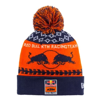   KTM piros bull racing pompomos téli sapka - limitált kiadás