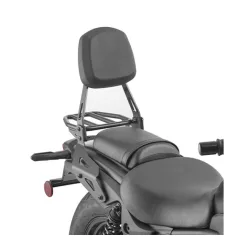   KAPPA UTASHÁTTÁMLA CSOMAGTARTÓVAL (SISSYBAR) KAWASAKI ELIMINATOR 500 '24-'25, FEKETE