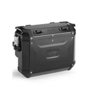 KAPPA OLDALDOBOZOK 37L BAL ÉS 33L JOBB (KIVÁGOTT) MONOKEY CAM SIDE KVG37BL KVGS33BR K'VOYAGER ALUMÍNIUM FEKETE ANODIZÁLT BLACK LINE