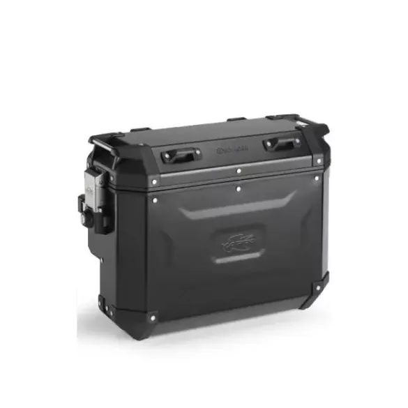 KAPPA OLDALDOBOZOK 37L BAL ÉS 33L JOBB (KIVÁGOTT) MONOKEY CAM SIDE KVG37BL KVGS33BR K'VOYAGER ALUMÍNIUM FEKETE ANODIZÁLT BLACK LINE