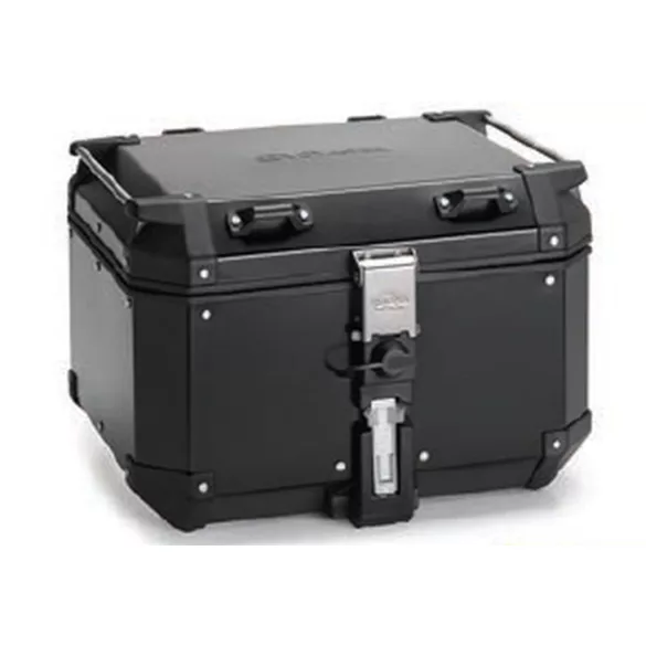 KAPPA TÚRADOBOZ (HÁTSÓ) 48L MONOKEY KVG480B K'VOYAGER ALUMÍNIUM FEKETE ANODIZÁLT BLACK LINE