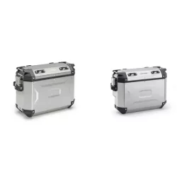   KAPPA OLDALDOBOZOK 48L MONOKEY CAM SIDE KVG48A K'VOYAGER ALUMÍNIUM JOBB / BAL EZÜST SZÍNBEN