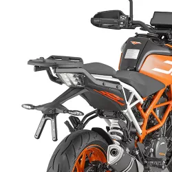   KAPPA KÖZPONTI DOBOZTARTÓ KONZOL KTM DUKE 125-390 '17-'23 ( PLATNI NÉLKÜL )