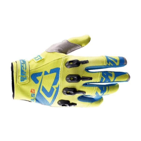 Leatt  GPX 3.5  Lite  cross kesztyűk, lime-kék, M