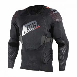 Leatt 3DF AirFit Soft protektor ing, Fekete