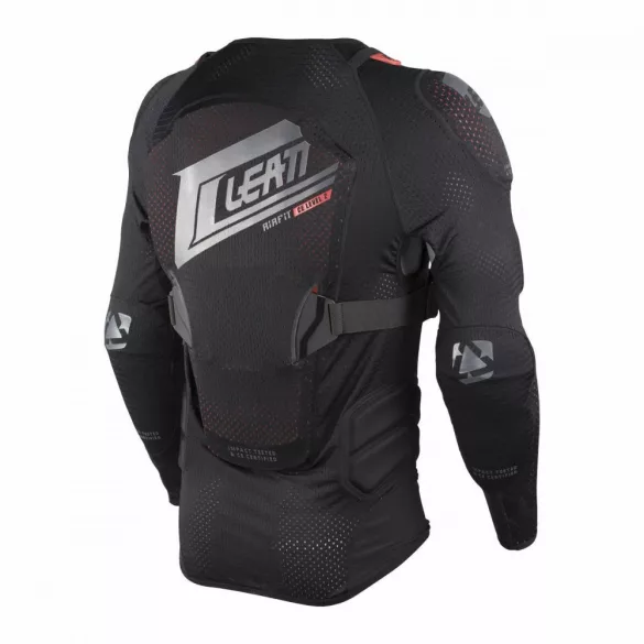 Leatt 3DF AirFit Soft protektor ing, Fekete