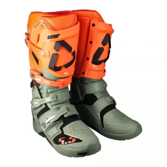 Leatt gpx 5.5. flexlock offroad csizma, cactus