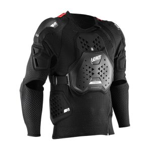 Leatt 3DF AirFit Hybrid protektor ing, Fekete, S/M