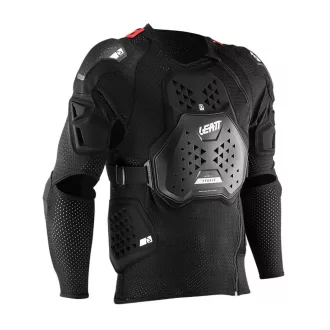 Leatt 3DF AirFit hybrid protektor ing, fekete, s/m