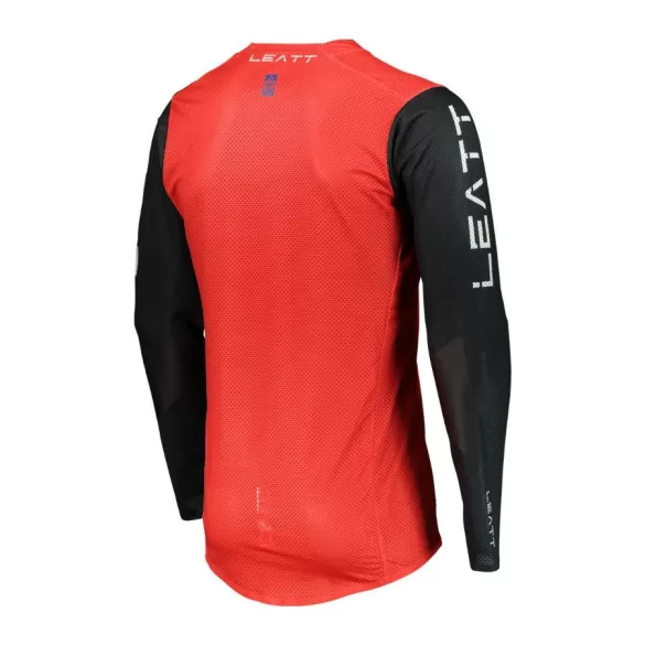 LEATT MOTO 5.5 UltraWeld  cross mez, piros- fekete, L