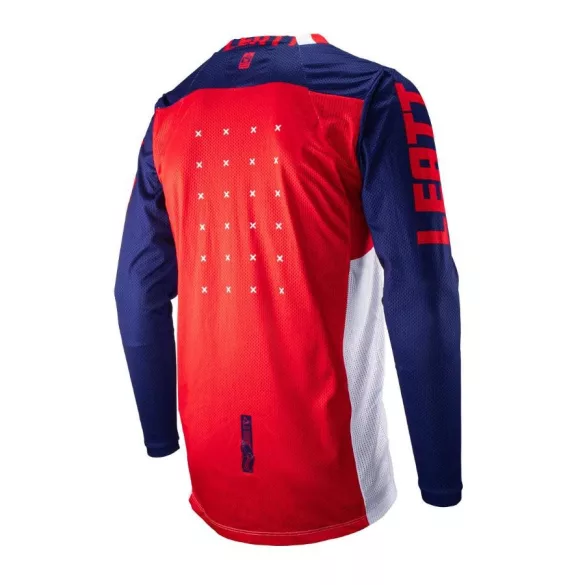 LEATT MOTO 4.5 Lite  cross mez, kék- fehér-piros, M