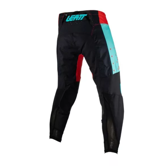 LEATT MOTO  4.5 Lite cross nadrág, fekete-piros-türkiz, L
