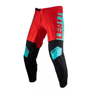 Leatt moto 4.5 lite cross nadrág, fekete/piros - türkiz, s