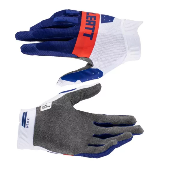 Leatt Moto 1.5 GripR   cross kesztyűk, kék-fehér,  S