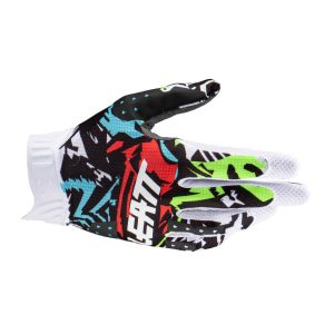 Leatt Moto 1.5 Junior gyerek kesztyű, zebra, S