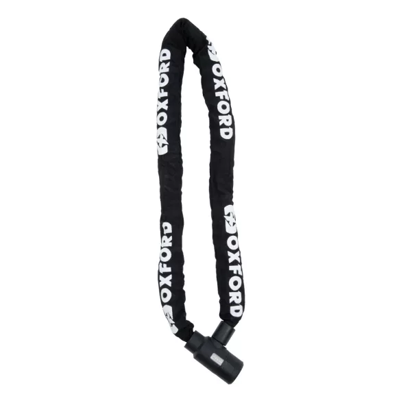 OXFORD MOTORKERÉKPÁR LÁNC GP CHAIN LOCK MODELL 1,5 MÉTER HOSSZÚ ZÁRRAL. SZEMÁTMÉRŐ 9,5MM