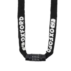   OXFORD PROMÓCIÓS COMBI CHAIN 8MM X 2M LOPÁSGÁTLÓ LÁNC (8MM-ES SZEM) - (SZÁMKÓDOS ZÁRRAL)