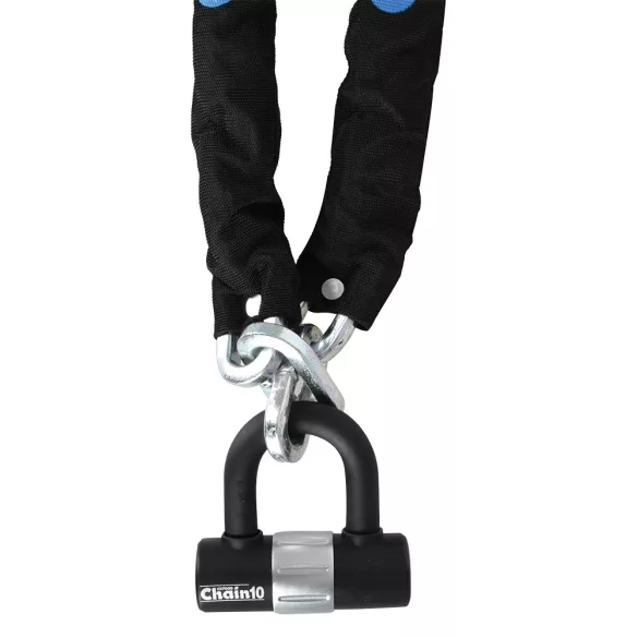 Oxford Chain 10 Chain Lock & Mini Shackle 10mm x 1400mm