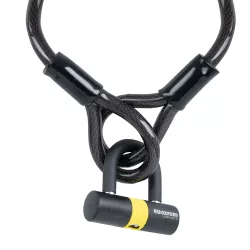   OXFORD LOOP LOCK ERŐSÍTETT ACÉL SODRONY LAKATTAL, HOSSZA 2M X 15MM BS