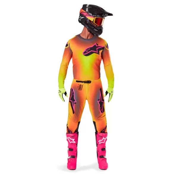 Alpinestars Supertech Lipan yellow-pink ruhaszett