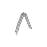 Q-Tech alu rámpa, 222cm hossz