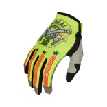 O'NEAL Mayhem Piston V.23 kesztyű , neon sárga-fekete-piros 