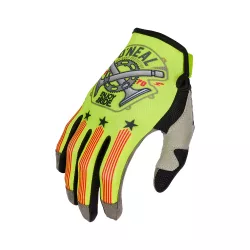   O'NEAL Mayhem Piston V.23 kesztyű , neon sárga-fekete-piros 