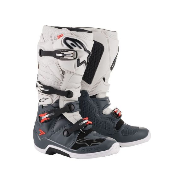 ALPINESTARS TECH7 CSIZMA DARK GREY LIGHT GREY RED 42