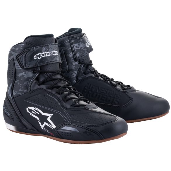 ALPINESTARS FASTER-3 CIPŐ BLACK/GREY CAMO 