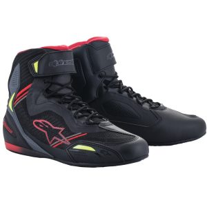ALPINESTARS FASTER-3 RIDEKNIT CIPŐ BLACK/RED/YELLOW 