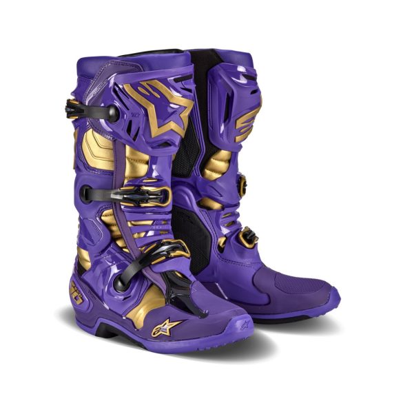ALPINESTARS TECH 10 LIMITED EDITION CHAMP CSIZMA VIOLET GOLD 