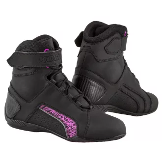 Kore velcro 2.0 női fekete - pink motoros cipő