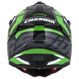 CASSIDA CROSS PRO II CONTRA BUKÓSISAK GREEN/GREY/BLACK/WHITE M=57-58 CM